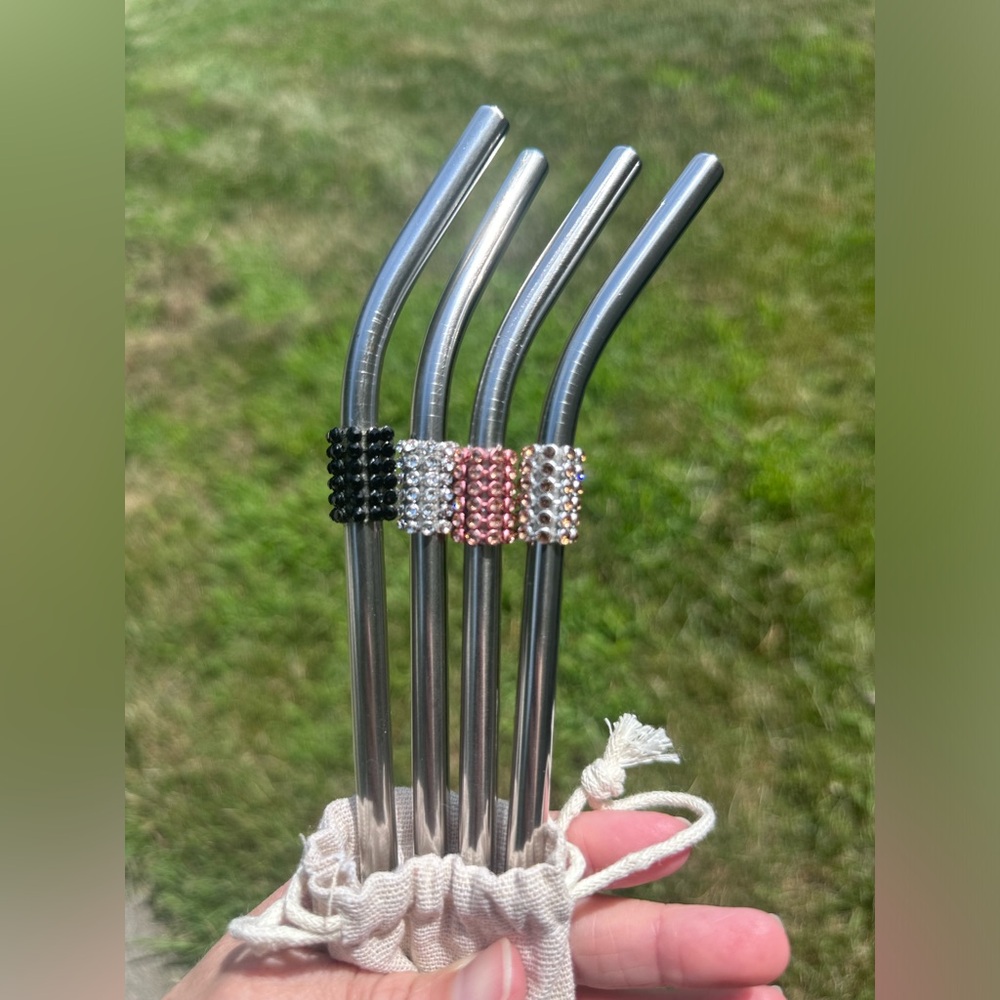 Tomo Glam Metal Straws